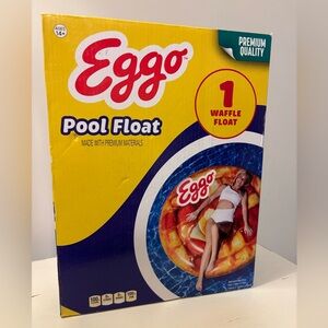 Giant 5ft Eggo Waffle Pool Float